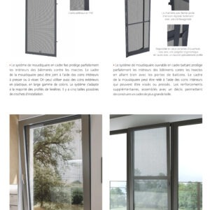 MOUSTIQUAIRE POUR FENETRE & PORTE FENETRE