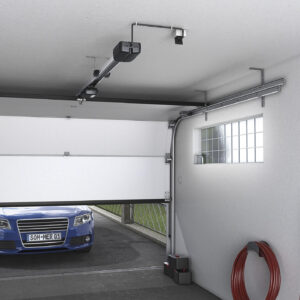 PORTE GARAGE AVEC MOTEUR ÉLECTRIQUE